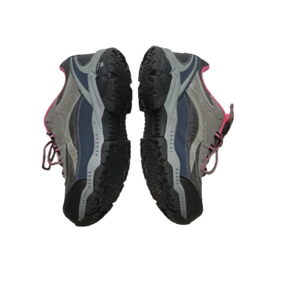 Brahma Women's Sarah Steel Toe Low Work Safety Shoe Gray/Pink Size USA 10 - Picture 5 of 12